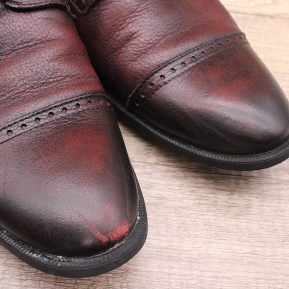 Studio Belvedere Oxford Shoes Mens Dark Brown Low Top Lace Up SImone Size 11D - Picture 12 of 13